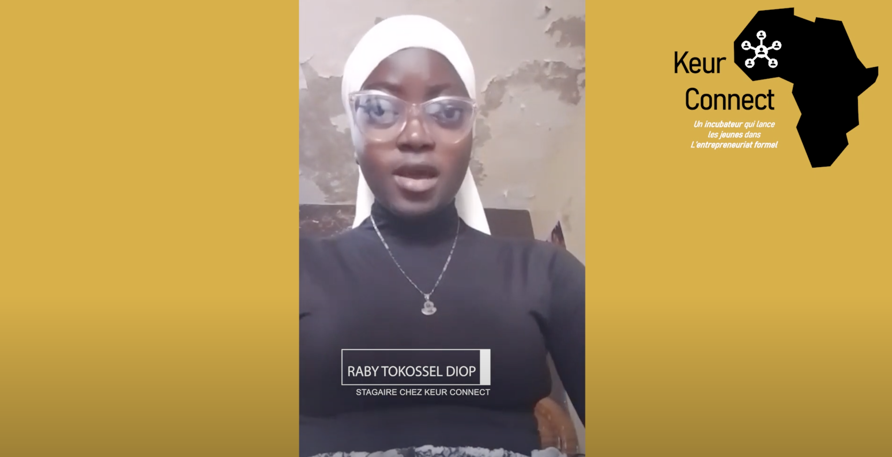 Rabby Tokossel DIOP stagiaire à Keur Connect